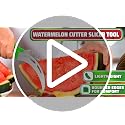 NADOBA 2-in-1 Stainless Steel Watermelon Slicer & Cube Cutter Tool