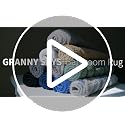 Granny Says Gray Bathroom Rug 20" x 30" - Non-Slip Microfiber Mat