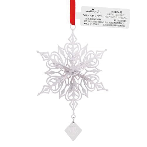 Hallmark 2024 Snowflake Christmas Ornament - Keepsake Gift