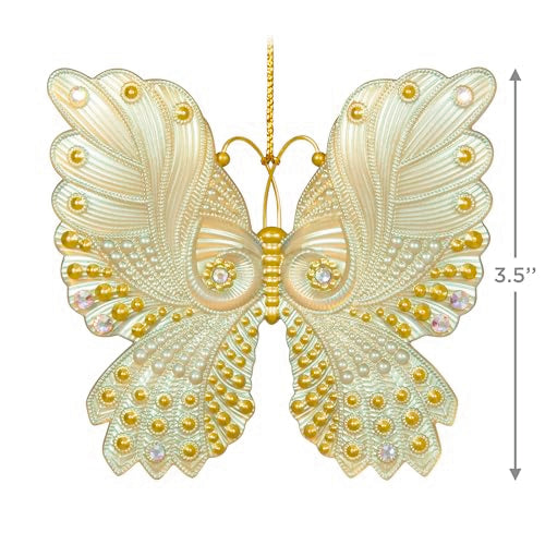 Hallmark Keepsake Christmas Ornament 2025, Brilliant Butterflies, Gifts for Nature Lovers