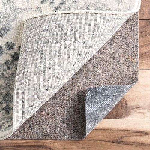 nuLOOM 2' x 6' Premium Eco-Friendly Felt Rug Pad, 1/8 " Thick Low Profile, Non-Slip Backing, Customizable Size, Hardwood, Carpet, Tile, Vinyl, Linoleum, Made in USA, 100% Recycled Materials