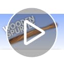 KitchenPal Wooden Sourdough Starter Spatula - 11 Inch Acacia Wood Spurtle