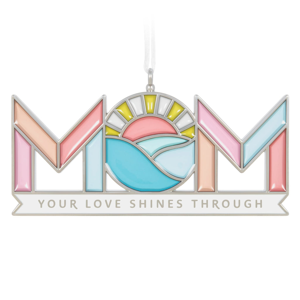 Hallmark Keepsake Christmas Ornament, Mom's Love Shines, Metal, for Moms