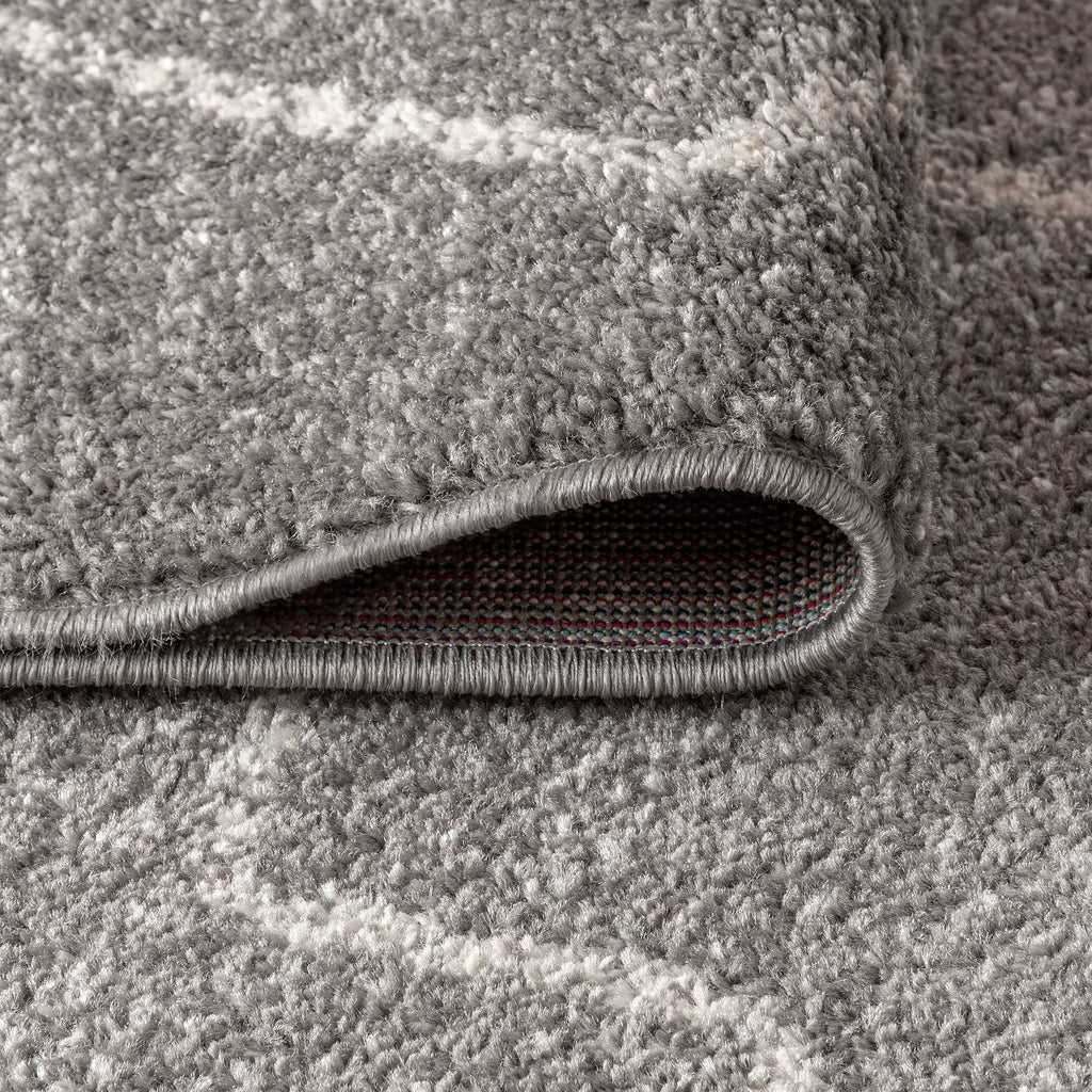 JONATHAN Y Alia Moroccan Beni Souk Gray/Cream Indoor Area Rug, 3x5, Bohemian, Scandinavian, Easy-Cleaning for Living Room, Bedroom, Kitchen, Pet Friendly, Non-Shedding (MOH202B-3)