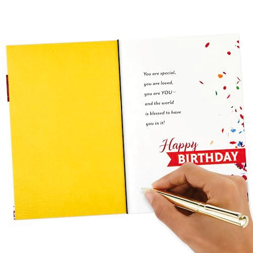 Hallmark DaySpring Religious Birthday Card Celebrating You - Inspirational Greeting Card for Friends & Family