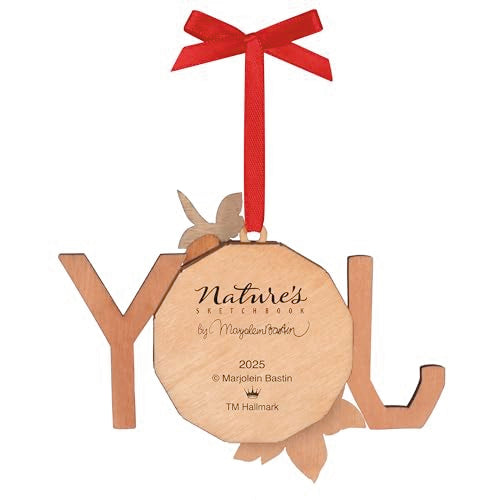 Hallmark Keepsake Christmas Ornament 2025, Marjolein Bastin Charming Cardinals, Papercraft, Gifts for Nature Lovers