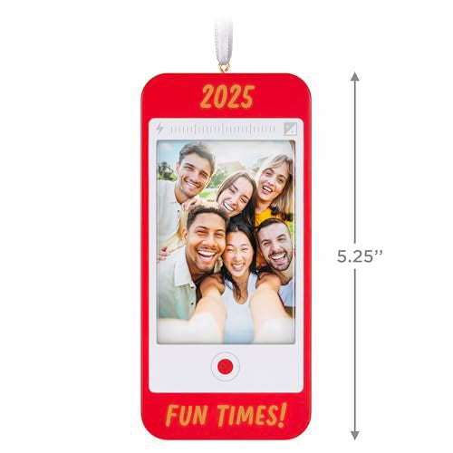 Hallmark Keepsake Christmas Ornament 2025, A Moment to Remember 2025 Photo Frame, Gifts for Friends and Family