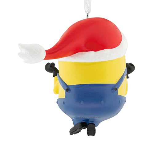 Minions Christmas Ornament - Bob in Santa Hat - Seasonal Minions Variation