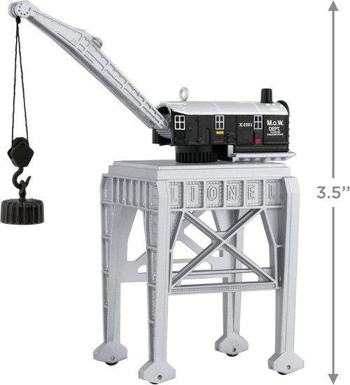 Hallmark Keepsake Christmas Ornament - Lionel M.O.W. Gantry Crane | Perfect Gift for Train Lovers
