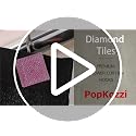 Pink Bling Shower Curtain Hooks - 12 Pcs Luxury Bathroom Rings