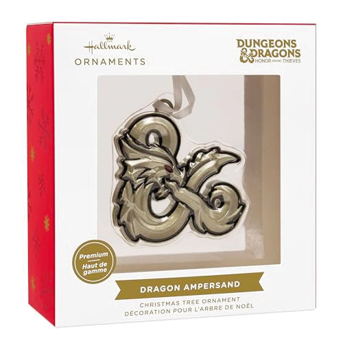 Dungeons & Dragons Honor Among Thieves Christmas Ornament - Metal Dragon Ampersand