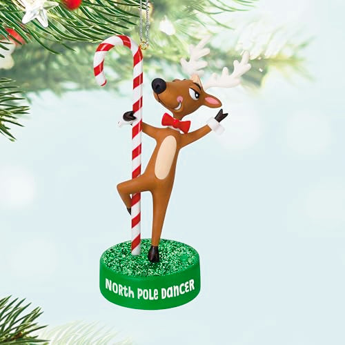 Hallmark Keepsake Christmas Ornament 2025, North Pole Dancer with Sound, Funny Gifts