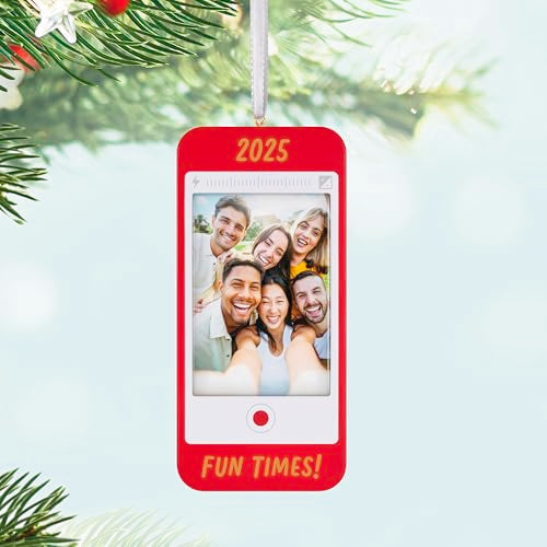 Hallmark Keepsake Christmas Ornament 2025, A Moment to Remember 2025 Photo Frame, Gifts for Friends and Family