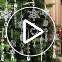 Transparent Christmas Tree Ornaments - 21Pcs Hanging Decorations