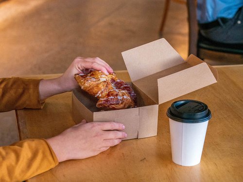 Southern Champion Tray 0949K Kraft Paperboard Non Window Lock Corner Bakery Box, 9" Length x 5" Width x 4" Height (Case of 250)