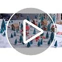 45 Pcs Mini Christmas Bottle Brush Trees Set - Artificial Snowy Pine Varieties