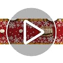 Snowflake Winter Table Runner 13x72 Inch Home Decor Party Tablecloth - Red