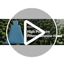 Homlord High-Pressure Filtered Shower Head for Hard Water - Chrome