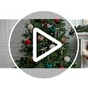 Pink Velvet Christmas Ornaments Set - 36 Pieces, 4 Inch Decorations with Bows