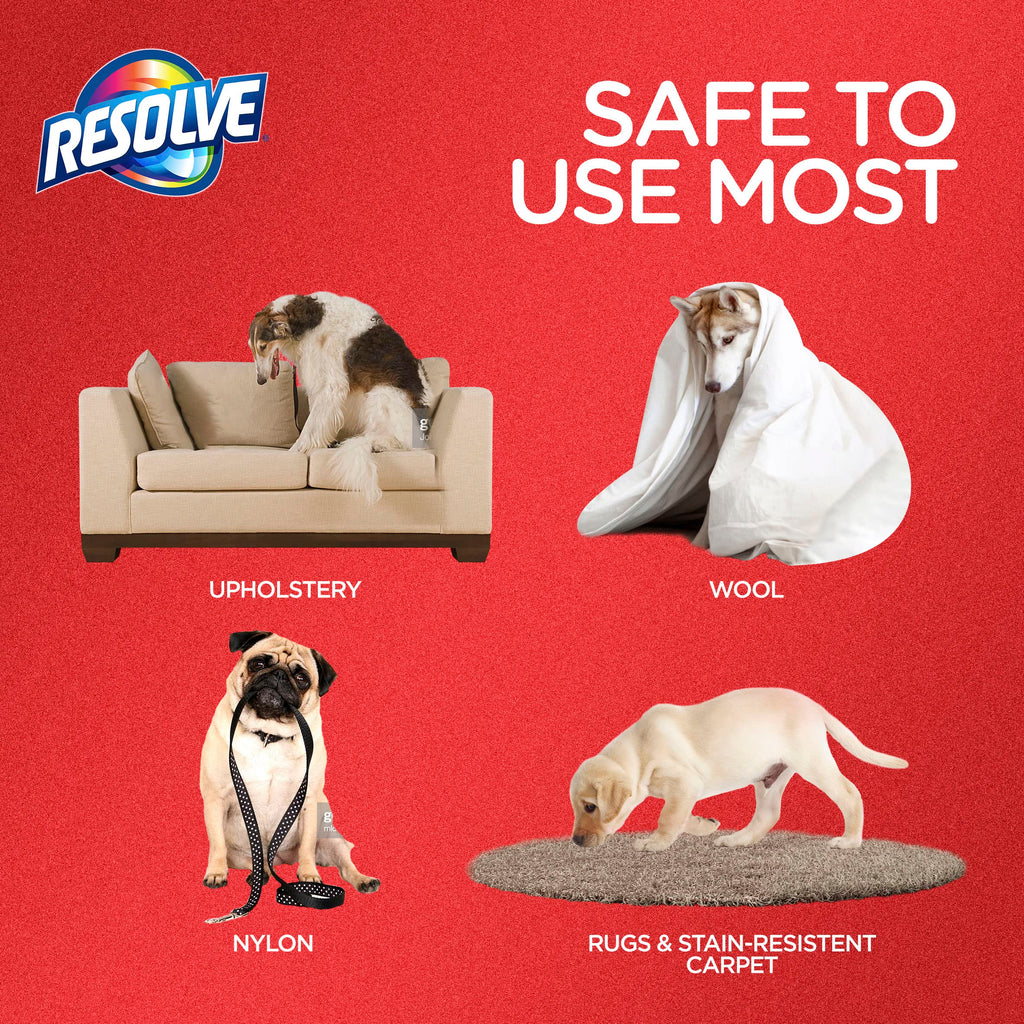 Resolve Pet Hair Eliminator Carpet Cleaner & Vacuum booster, 18 Oz