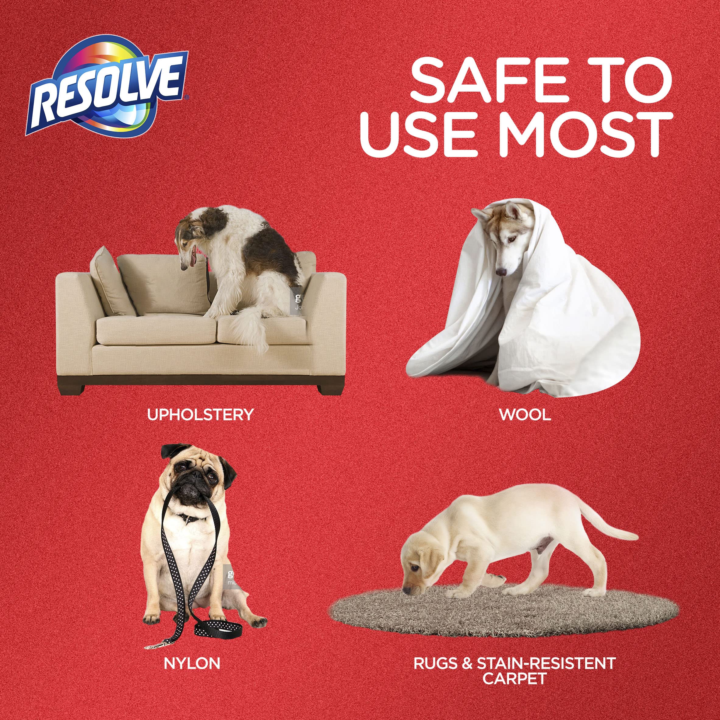 Resolve Pet Hair Eliminator Carpet Cleaner & Vacuum booster, 18 Oz