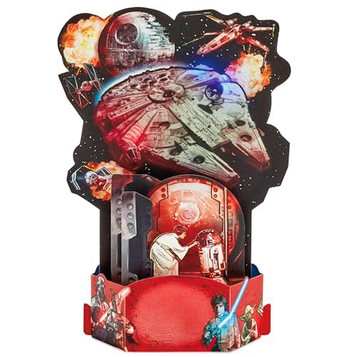 Hallmark Star Wars Pop-Up Birthday Card with Music - 3D Diorama
