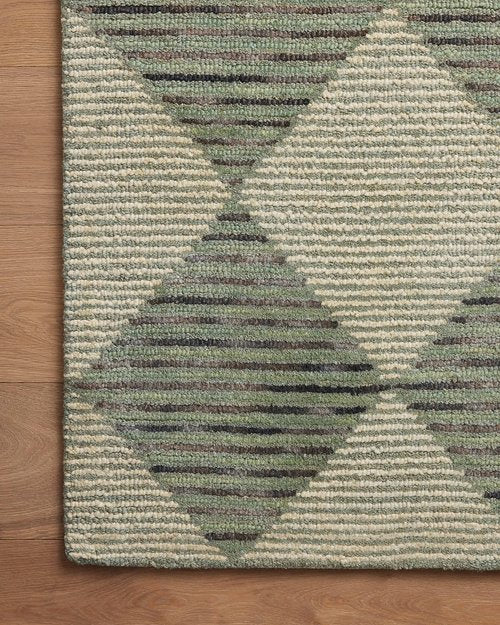 Loloi Chris Loves Julia Francis Collection FRA-01 Spa/Granite 3'-6" x 5'-6" Accent Rug