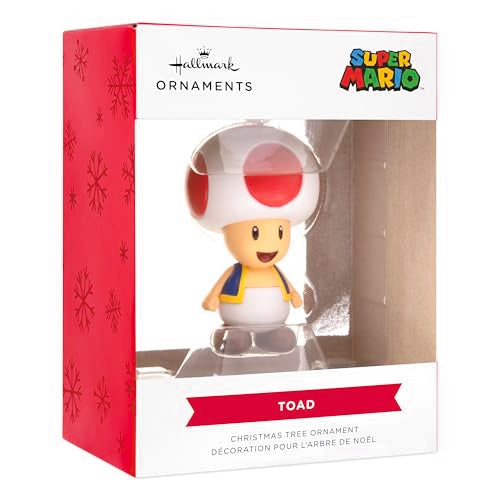 Hallmark Super Mario Toad Christmas Ornament - Collectible Holiday Decor