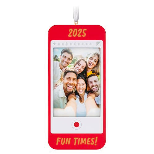 Hallmark Keepsake Christmas Ornament 2025, A Moment to Remember 2025 Photo Frame, Gifts for Friends and Family
