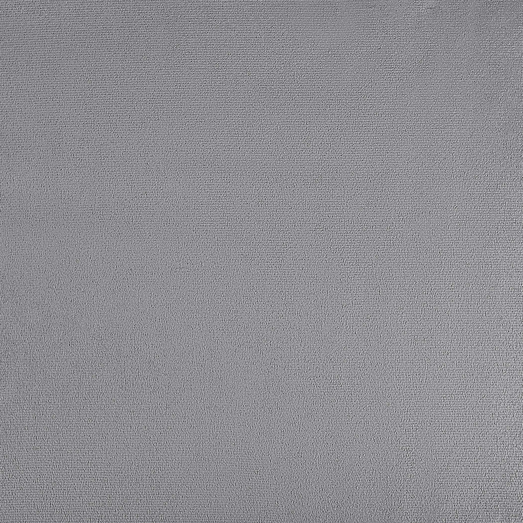 Sun Zero Hampshire Velvet Noise Reducing Thermal Extreme Total Blackout Back Tab Curtain Panel, 50" x 108", Gray