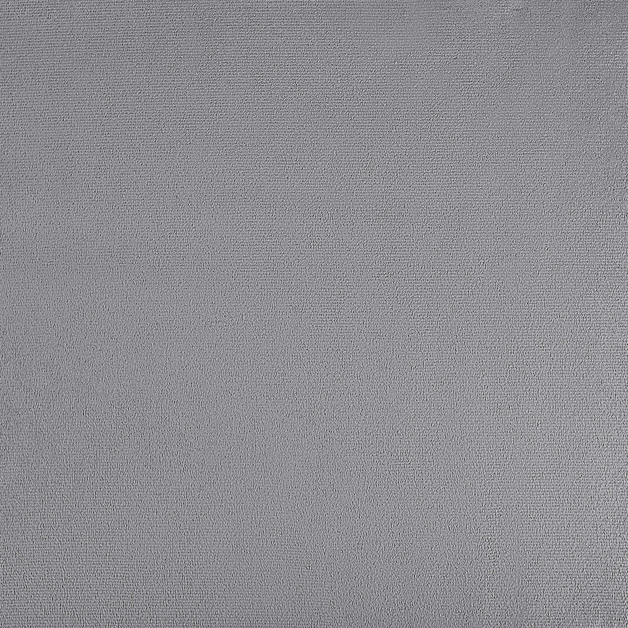 Sun Zero Hampshire Velvet Noise Reducing Thermal Extreme Total Blackout Back Tab Curtain Panel, 50" x 108", Gray
