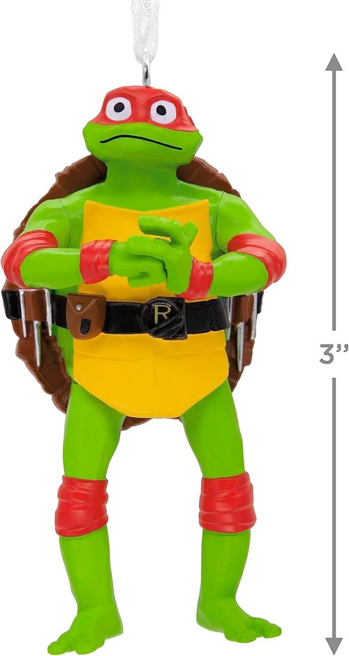 Hallmark Teenage Mutant Ninja Turtles Ornament - Raphael Mutant Mayhem Design for Holiday Decor