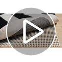 Gorilla Grip Slip Resistant Rug Pad 3x5 for Hardwood Floors