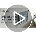 Brushed Nickel Towel Bar - 24 Inch SUS304 Stainless Steel Rod