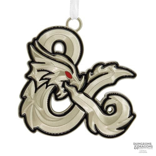 Dungeons & Dragons Honor Among Thieves Christmas Ornament - Metal Dragon Ampersand