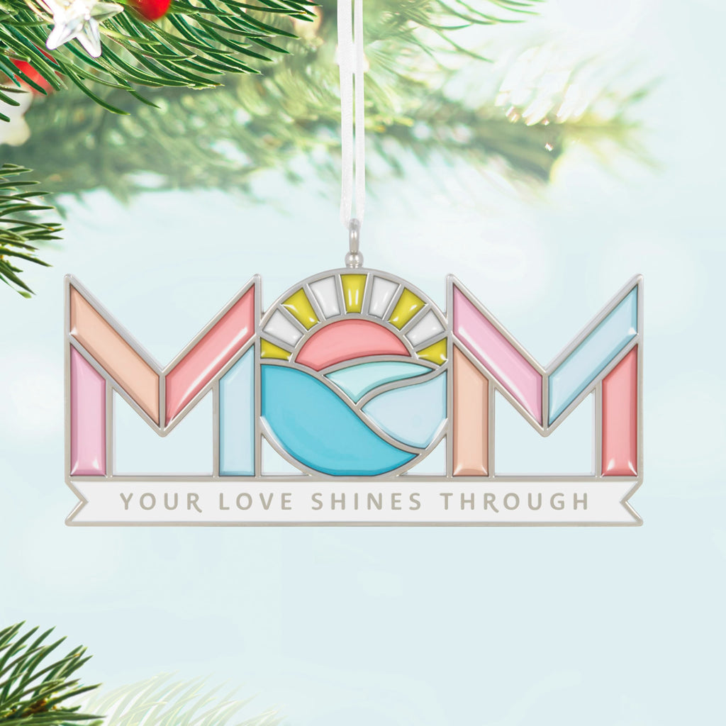 Hallmark Keepsake Christmas Ornament, Mom's Love Shines, Metal, for Moms