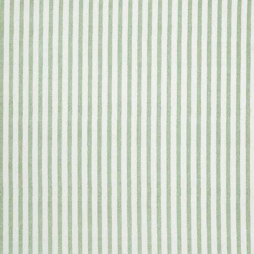 Laura Ashley - Euro Shams, 100% Smooth Cotton with Envelope Closure, Throw Pillow Cover for Bed or Couch, Oeko-Tex Certified, Set of 2 (Ticking Stripe Green, 26" x 26")