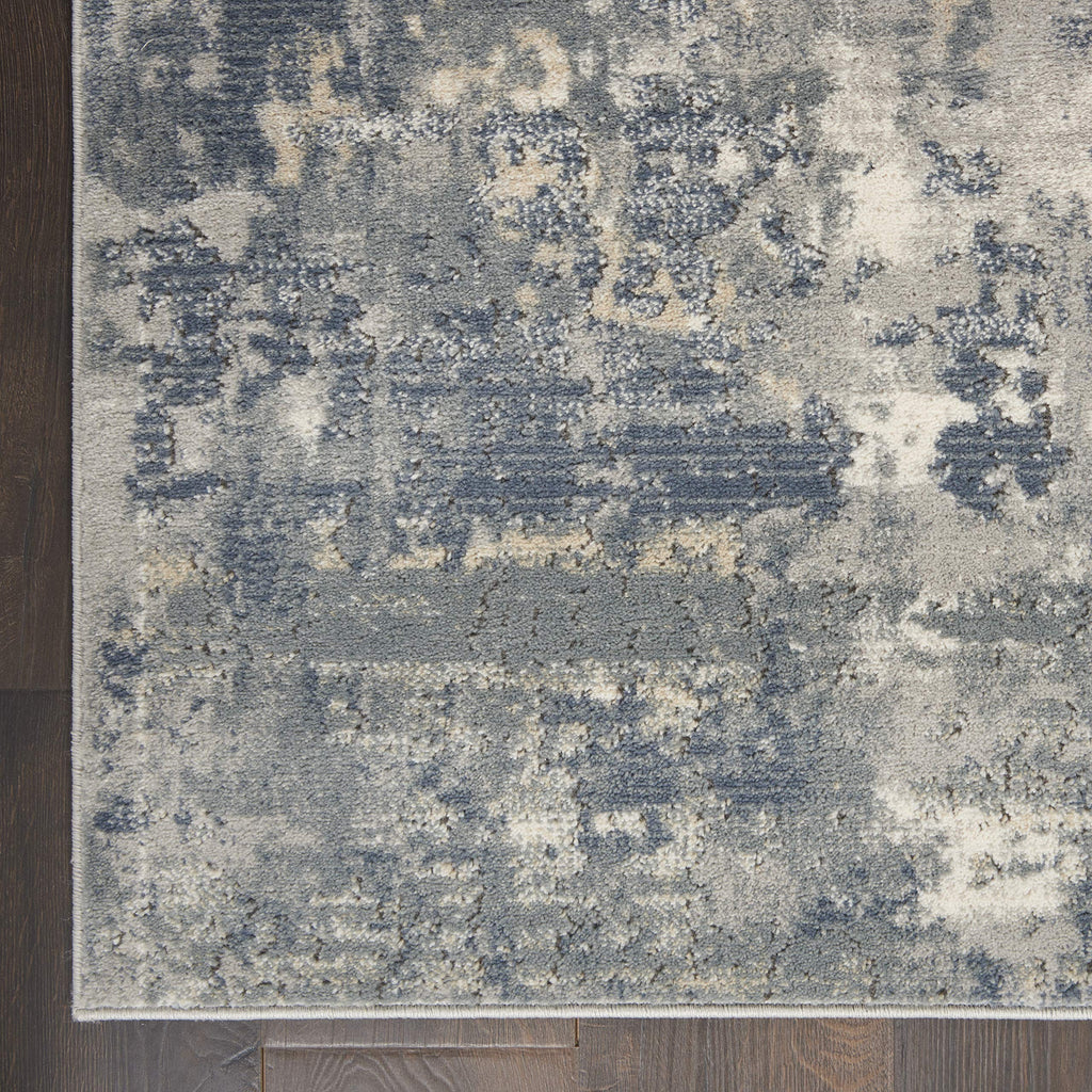 Nourison Home Concerto Grey Beige 2'2" x 7'6" Area Rug - Easy Clean, Non Shedding, Bed Room, Living Room, Dining Room, Kitchen (8' Runner)