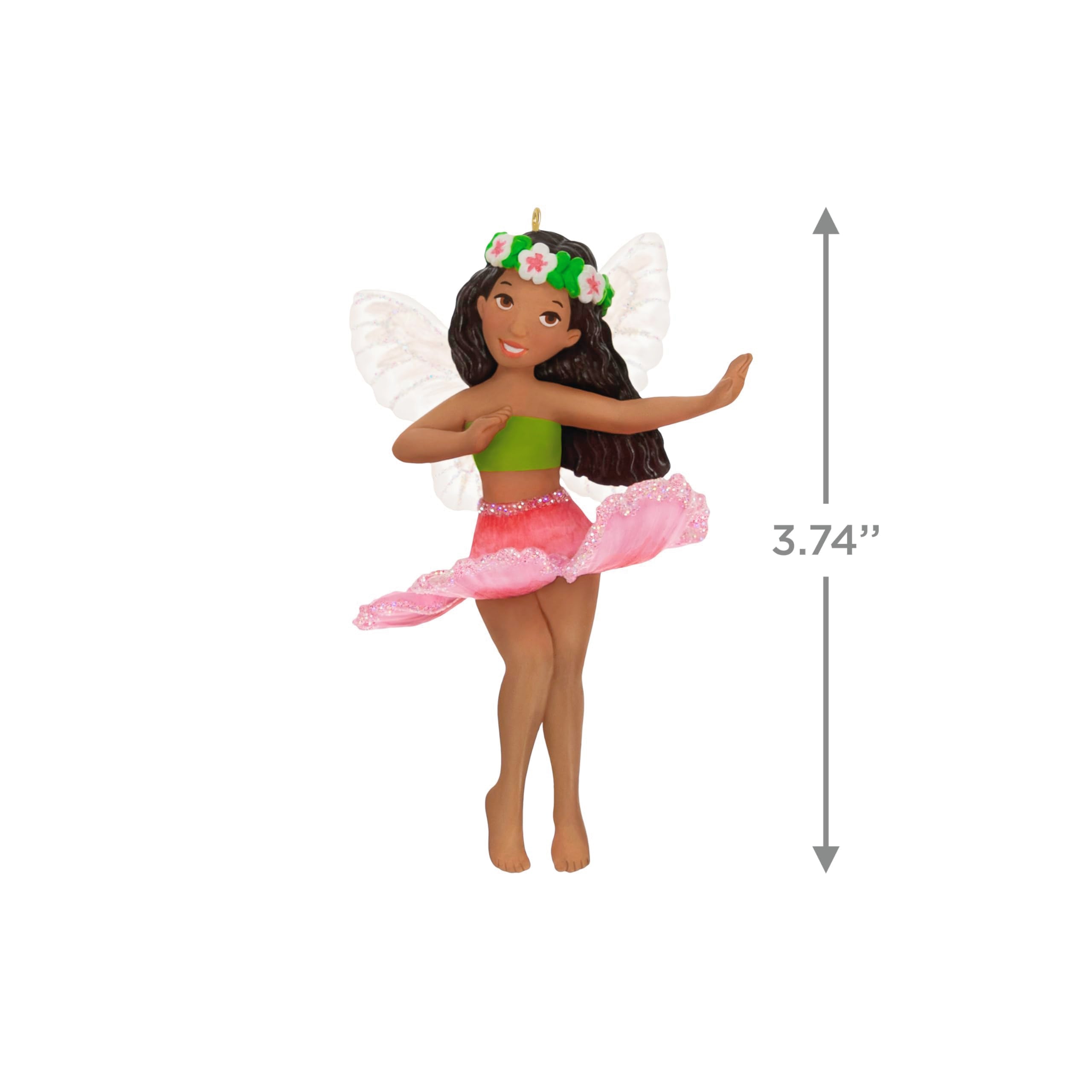 Hallmark Keepsake Christmas Ornament 2024, Fairy Messengers Hibiscus Fairy, Gift for Her