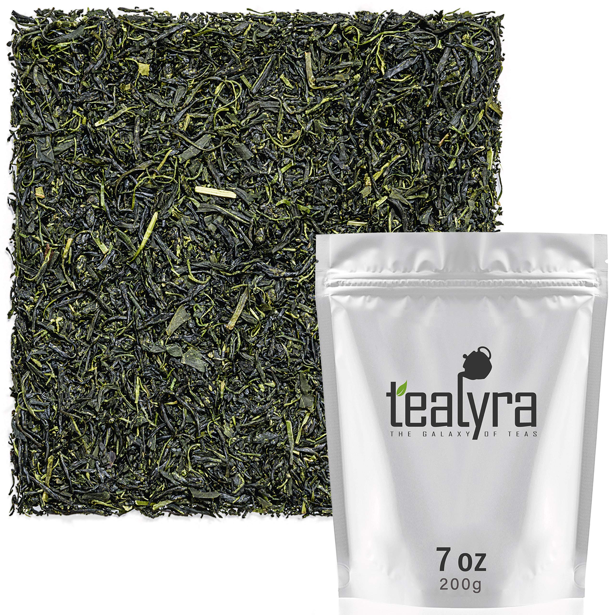 Tealyra - Gyokuro Ureshinocha - Finest Hand Picked - Best Japanese Green Loose Leaf Tea - Caffeine Level Medium - 200 (7-ounce)