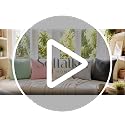 Softalker Striped Corduroy Pillow Covers, 18x18 Inch, Cream, Set of 2