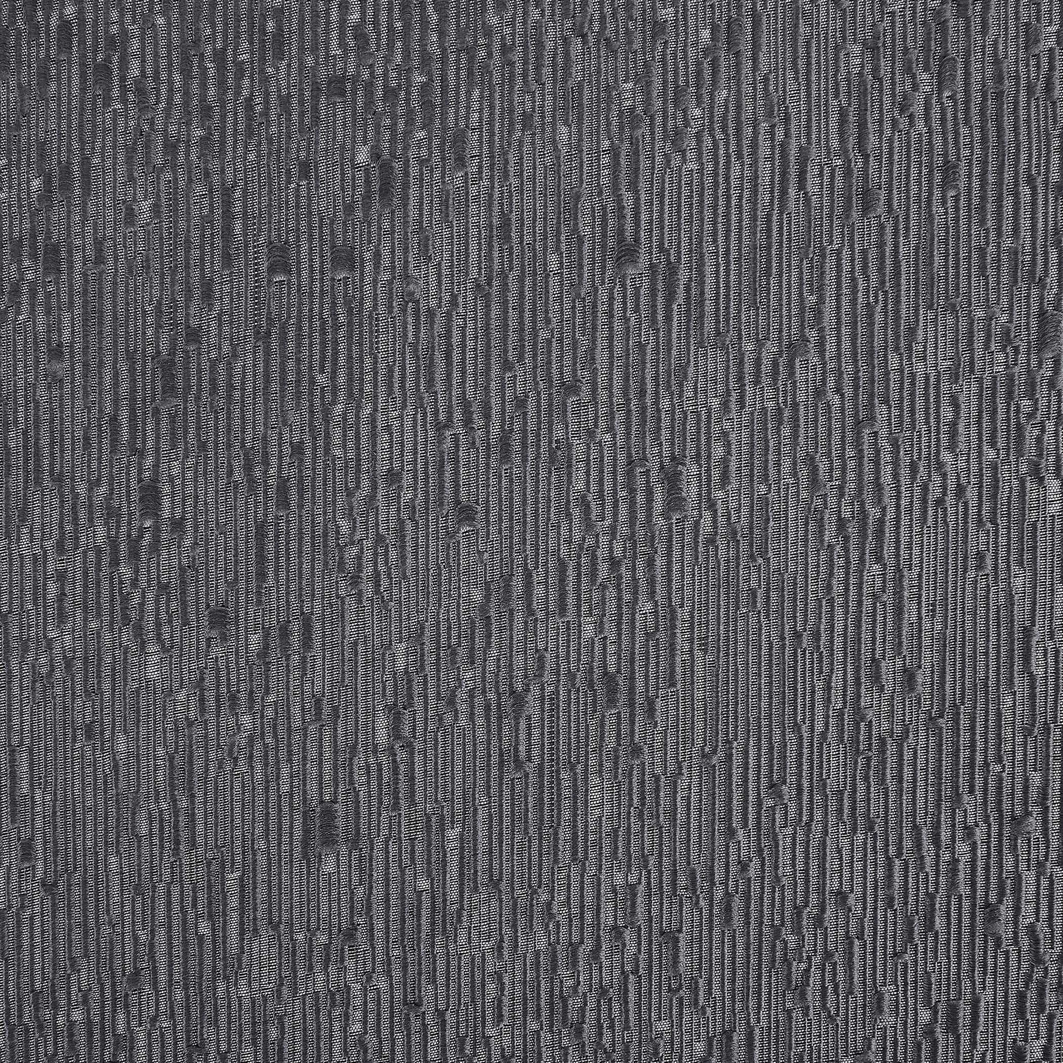 Sun Zero Noir Dimensional Thermal Extreme Total Blackout Grommet Curtain Panel, 52" x 84", Charcoal Gray