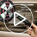 Cap Gun Bottle Opener - Funny Shooting Opener, Black-Gray (2)