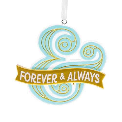 Hallmark Forever & Always Ampersand Christmas Ornament