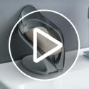 Grey Leaf-Shaped Soap Dish – Self-Drain Soap Holder for Shower & Sink