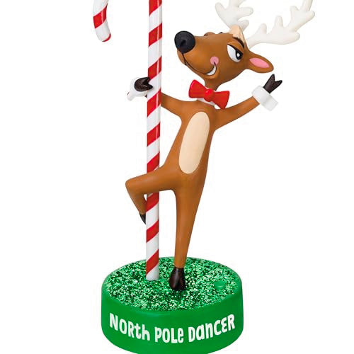 Hallmark Keepsake Christmas Ornament 2025, North Pole Dancer with Sound, Funny Gifts