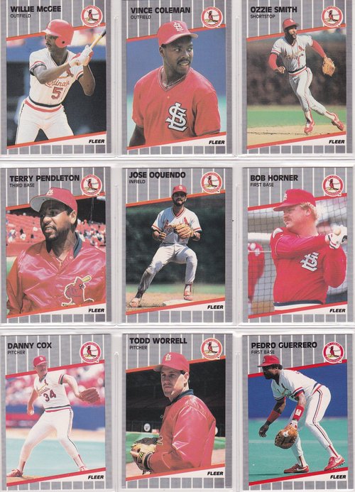 1989 Fleer Baseball Factory set