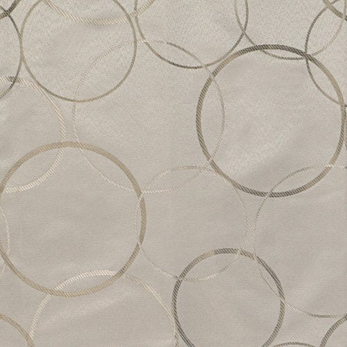 ECLIPSE Meridian Modern Blackout Thermal Grommet Window Curtain for Bedroom or Living Room (1 Panel), 42 in x 84 in, Linen