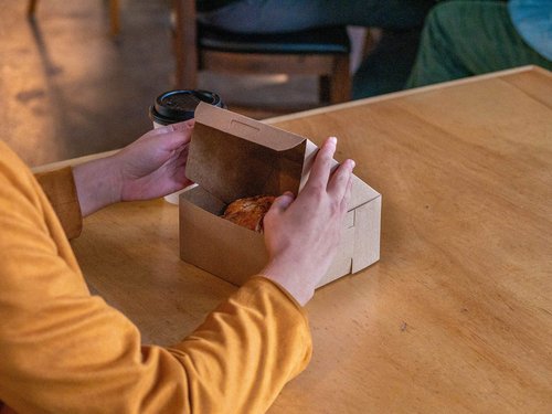 Southern Champion Tray 0949K Kraft Paperboard Non Window Lock Corner Bakery Box, 9" Length x 5" Width x 4" Height (Case of 250)