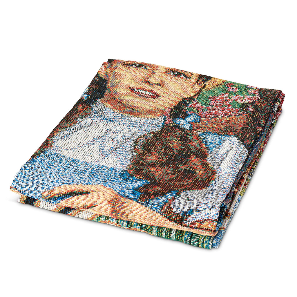 NORTHWEST Warner Brothers Wizard of Oz, 'Group' Woven Tapestry Throw Blanket, 48" x 60", Multi Color